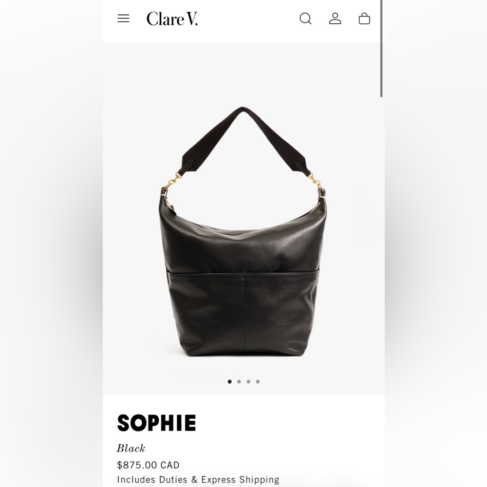 Clare V Sophie bucket tote bag
